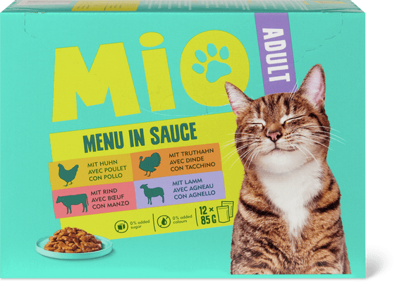 Mio Adult Menu pollo/tacchino/manzo/agnello in salsa