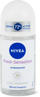Nivea Deodorante roll-on Fresh Sensation  72h, antitraspirante, antibatterico