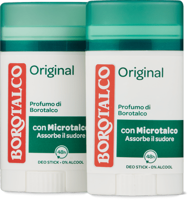 Borotalco Deodorante stick Original 48h, 0% alcol