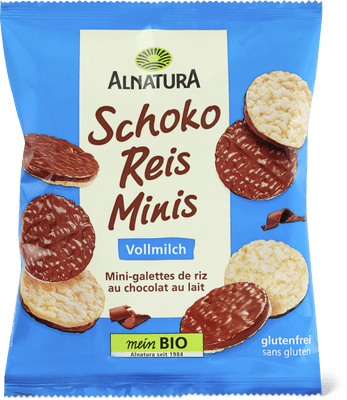 Alnatura Schoko Reiswaffeln Mini Milch