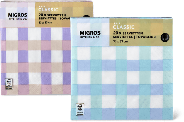 Migros Kitchen & Co. Tovaglioli di carta