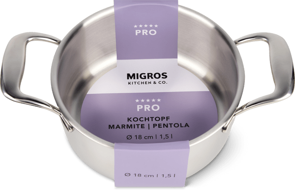 Migros Kitchen & Co. Pro Marmite Ø 18 cm, 1,5 l