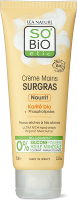 Sobio Etic crema mani extra ricca Burro di karité