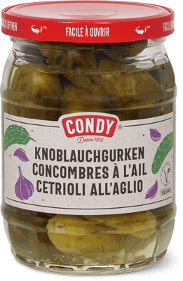 Condy Concombres à l’ail