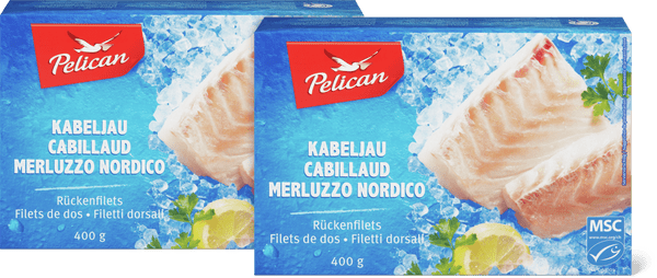 Pelican Kabeljau Rückenfilet atlantisch