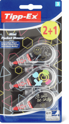 Bic Mini Pocket Mouse Tipp-Ex Fluo
