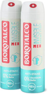 Borotalco Men Deo Spray Invisible  0% Aluminiumsalze, 48h
