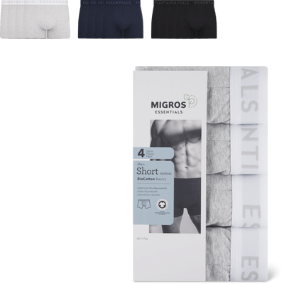 Herren Short Bio Cotton Basics