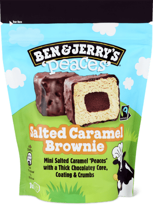 Ben & Jerry's Peaces salted Caramel Brownie
