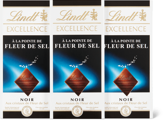 Lindt Excellence Noir à la Pointe de Fleur de Sel