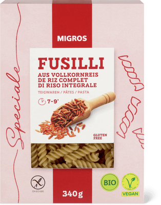 Migros Bio Fusilli Vollkornreis