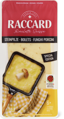 Raccard Raclette Steinpilz