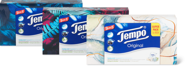 Tempo Taschentücher Box 4-lagig