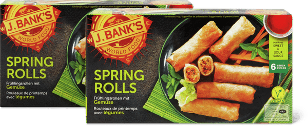 J.Bank's Frühlingsrollen Gemüse Duo
