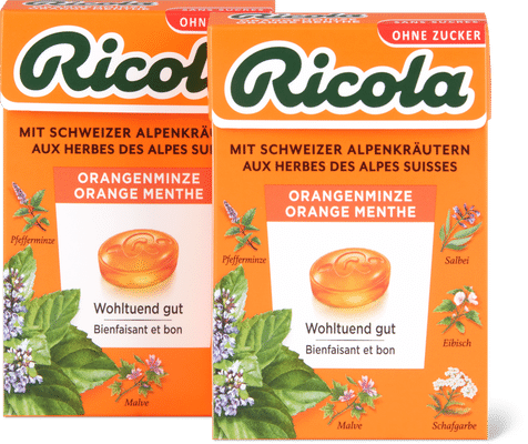 Ricola Bonbons Orange menthe
