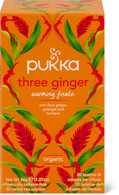 Pukka Bio Infuso alle erbe Tre zenzeri Zenzero, galangal e curcuma