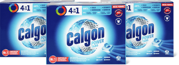 Calgon Addolcitore d'acqua in pastiglie 3 x 50 cicli di lavaggio