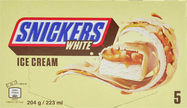 Snickers Gelato white