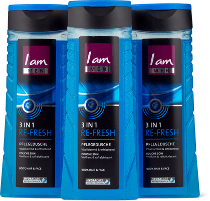 I am Men Pflegedusche  3in1 Re-Fresh
