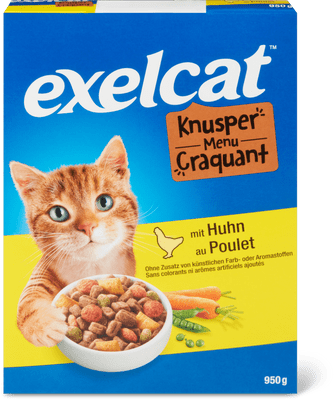 Exelcat Knusper Menu mit Huhn