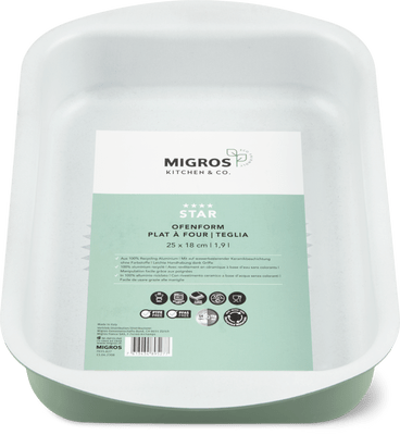 Kitchen & Co. Star Ofenform 25 x 18 cm, grün