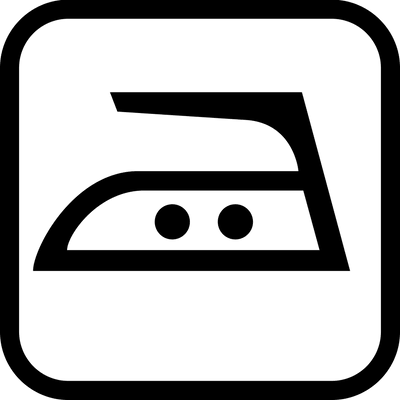 mässig heiss bügeln