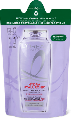 L'Oréal Paris Elseve Shampoo Hydra Hyaluronic capelli disidratati, ricarica