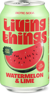 Living Things  Watermelon Prebiotic Soda