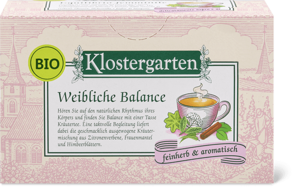 Klostergarten Bio Kräutertee Weibliche Balance feinherb & aromatisch