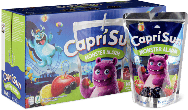 Capri Sun Monster Alarm sans édulcorants artificiels, sans conservateurs