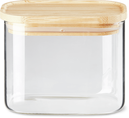 Migros Kitchen & Co. Boîte avec couvercle en bambou rectangulaire, 0,6 l