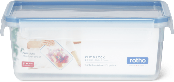 Rotho Contenitore di plastica 2 l, silicone