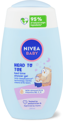 Nivea Baby Gute Nacht Bad & Shampoo Mandelöl, Vitamin B5,C,E