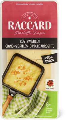 Raccard Raclette Oignons grillés