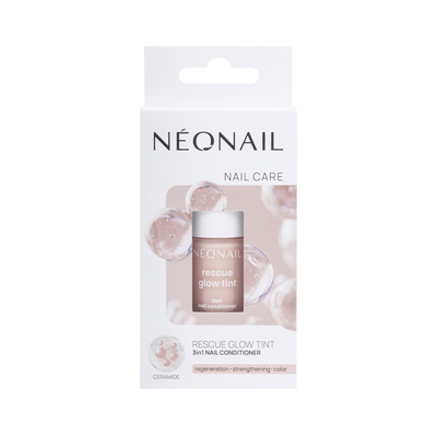 Néonail Rescue Glow Tint 3-in-1 Nail Conditioner - Peachy Nude