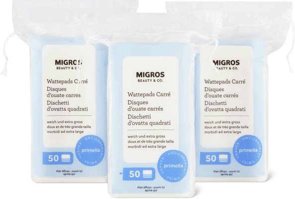 Migros Beauty & Co. Wattepads Carré Trio