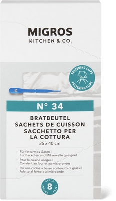 N°34 Kitchen &amp; Co. Sachets de cuisson