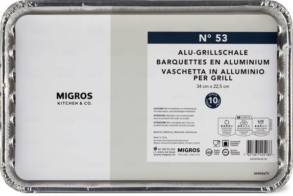 N°53 Kitchen & Co. Alu-Grillschale