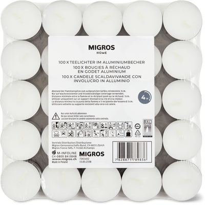 Migros Home Teelichte