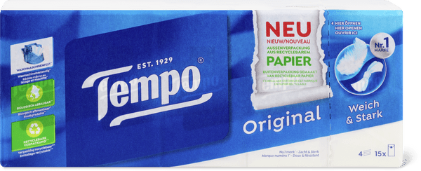Tempo Fazzoletti di carta Classic  4 strati