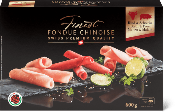 Finest IP-SUISSE Fondue chinoise Bœuf et porc