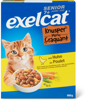 Exelcat Senior 7+ Knusper Menu mit Huhn