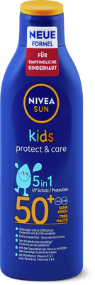 Nivea Sun Protect & Care Kids Sonnenschutz-Lotion LSF 50+, extra wasserfest