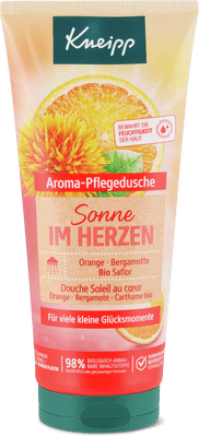 Kneipp Docciaschiuma trattante "Sonne im Herzen" Arancia, bergamotto e olio di cartamo