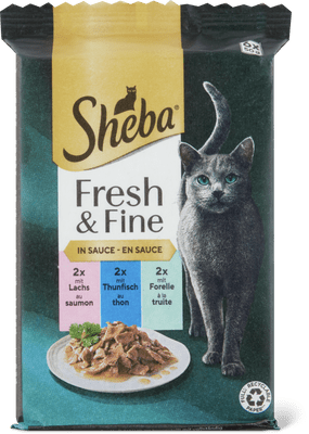 Sheba Fresh & Fine In salsa con salmone e tonno