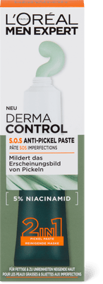 L'Oréal Pasta S.O.S antibrufoli 2in1 & Maschera detergente, con il 5% di niacinamide