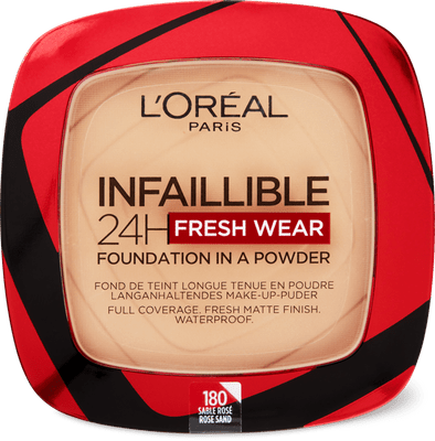 L'Oréal Paris Infaillible 24H Fresh Wear Make-Up-Puder 180 Rose Sand