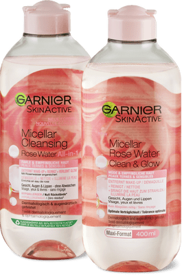 Garnier Skin Active Mizellen Reinigungswasser Rose Water