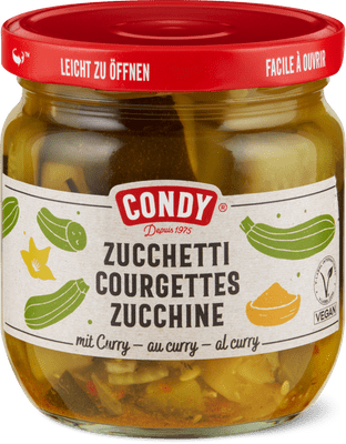 Condy Courgettes   au curry