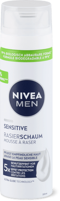 Nivea Men Sensitive Rasierschaum 0% Alkohol